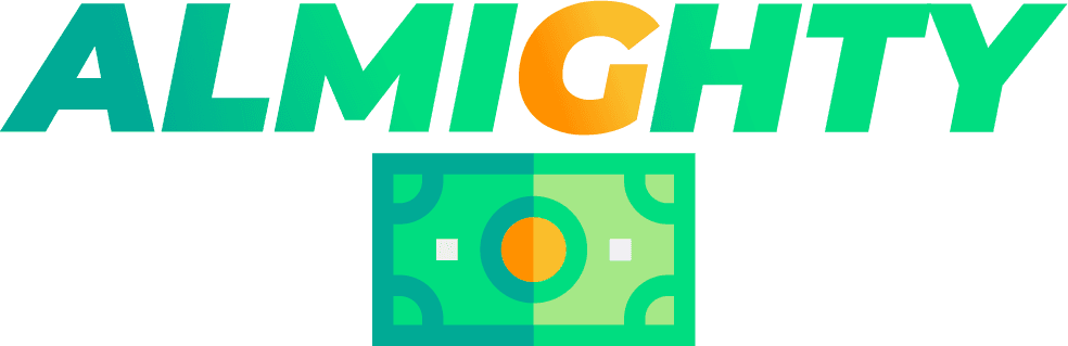 Almighty Budget app icon - a colorful budget tracking application logo